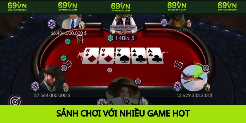 Sản phẩm hot tại game bài 69vn
