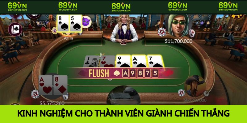 Mẹo đánh cược tại game bài 69vn