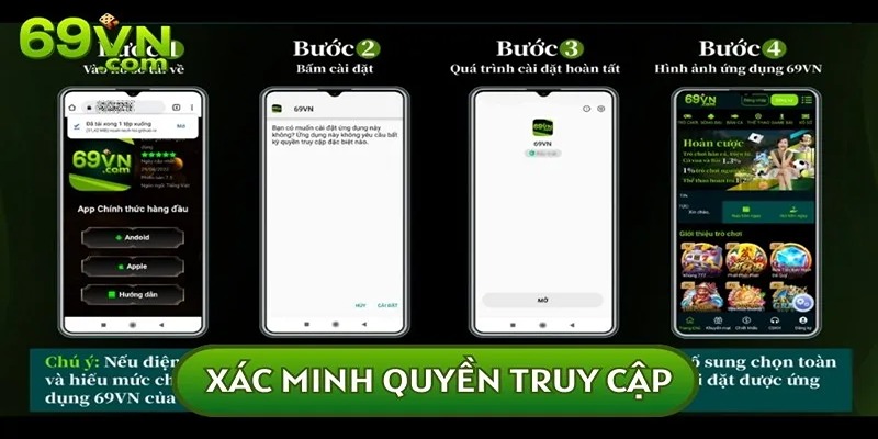 Các bước đăng nhập nhanh chóng tại 69vn